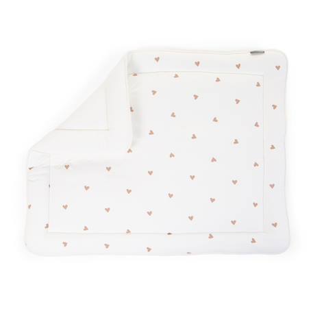 Tapis de parc réversible 75x95 cm Cœurs+Fleur bleu+Neutre 1 - vertbaudet enfant 