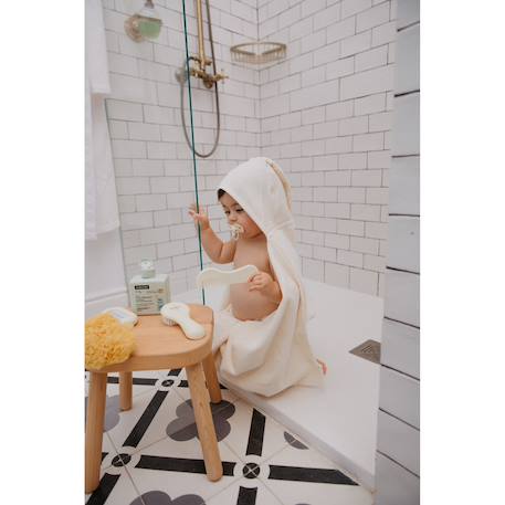 Set accessoire toilette bébé brosse + peigne hygge baby Oisillons beige 3 - vertbaudet enfant 