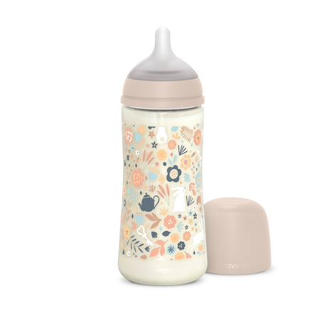 Biberon avec tétine sx pro 360 ml débit l Wonderland bleu+Wonderland camel+Wonderland rose 9 - vertbaudet enfant 
