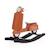 Scooter cheval à bascule jouet enfant Rouille/noir 1 - vertbaudet enfant 