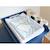 Cape de bain + gant 80 x 80 cm Fleur bleu 2 - vertbaudet enfant 