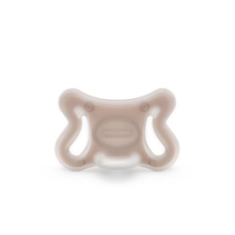 Sucette symétrique de -2 à 2 mois zero.zero Amande+Beige clair+Caramel 1 - vertbaudet enfant 