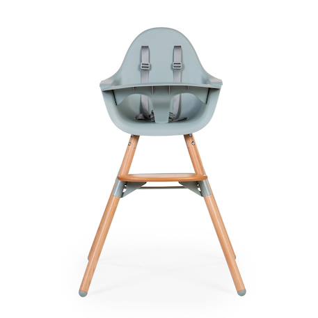 Chaise haute évolutive réglable en hauteur Anthracite+Menthe 9 - vertbaudet enfant 