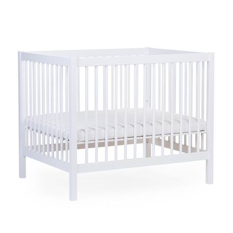 Parc pour bébé en bois + roues 95x75 cm parc 99 Blanc ancien+Noir 4 - vertbaudet enfant 