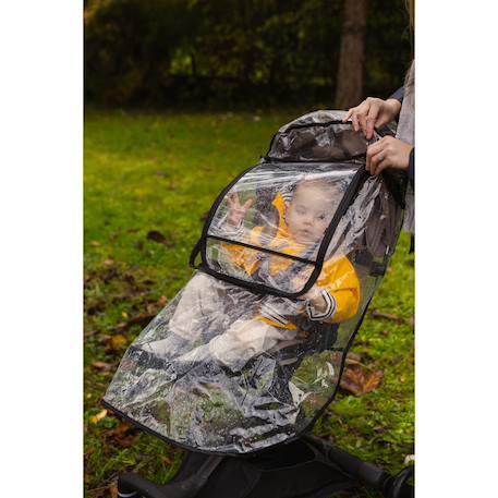 Housse de pluie coupe-vent pour poussette Transparent 5 - vertbaudet enfant 