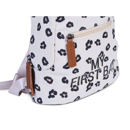 Sac à dos enfant my first bag Beige matelassé+Blanc noir+Noir or+Rose blanc 11 - vertbaudet enfant 