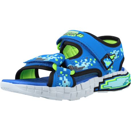 Sandales enfant garçon Bleu bblm+Noir bkrd 4 - vertbaudet enfant 