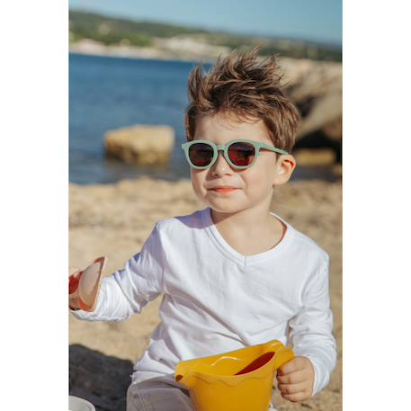 Lunettes de soleil enfant 4-6 ans Écaille léopard+Gris foncé+Gris velours+Rose poudré+Vert sauge 24 - vertbaudet enfant 