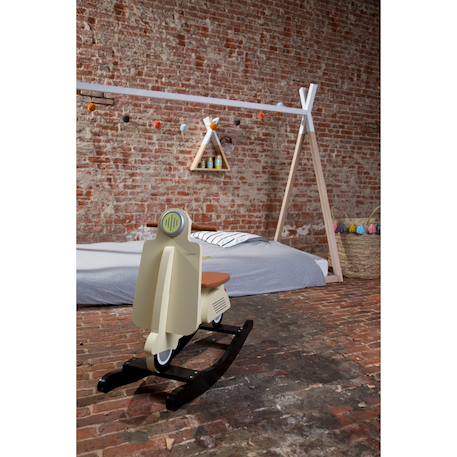 Trottinette cheval à bascule Beige crème 5 - vertbaudet enfant 