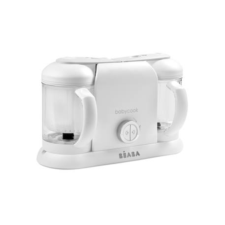 Robot cuiseur 4 en 1 contenance xxl 2200 ml babycook duo Blanc argent+Gris foncé 3 - vertbaudet enfant 