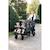 Sixseater poussette capacité 6 enfants + housse de pluie + pare-soleil Noir 5 - vertbaudet enfant 