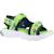 Sandales garçon modèle 402161l Bleu bblm+Noir bkrd+Vert lmbk 17 - vertbaudet enfant 
