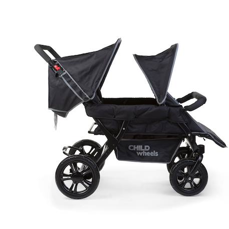 Poussette capacité 4 enfants two by two Noir 3 - vertbaudet enfant 