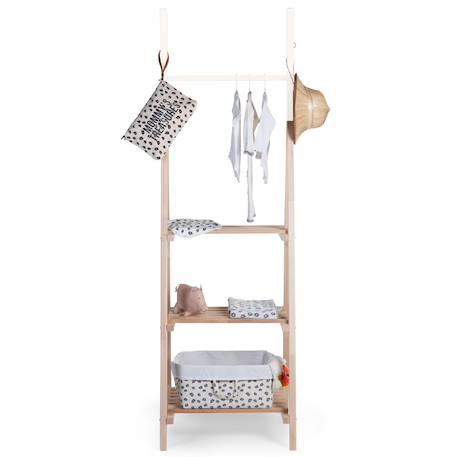 Tipi porte-manteaux grand bois Naturel 5 - vertbaudet enfant 