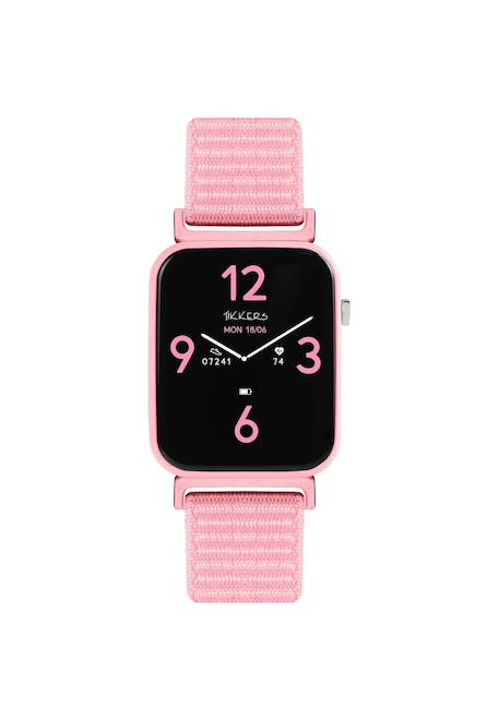 Tikkers smart watch series 13 fabric strap Rose 4 - vertbaudet enfant 