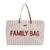 Sac à langer de voyage grande contenance design family bag Blanc imprimé+Gris toile+Rayures nude 13 - vertbaudet enfant 