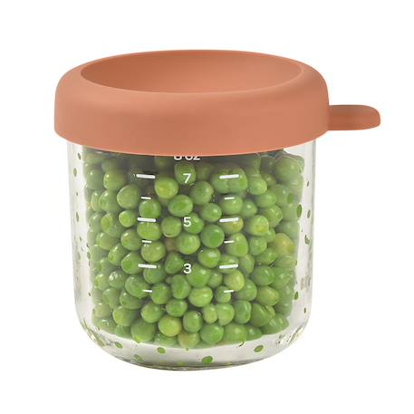 Portion repas en verre 250 ml Minéral+Terracotta+Vert sauge 7 - vertbaudet enfant 