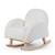 Chaise à bascule teddy pour enfant Teddy blanc cassé 1 - vertbaudet enfant 
