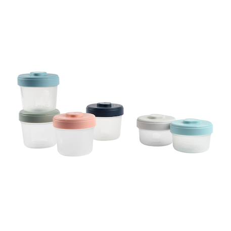 Lot de 6 portions clip 2ème âge assortiment Multicolore+Tempête/eucalyptus 5 - vertbaudet enfant 