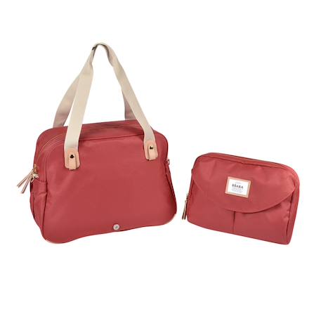 Sac à langer iconique grand volume 23 l geneve Bleu+Cacao+Terracotta 16 - vertbaudet enfant 