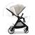 Poussette Kinderkraft VESTO 2 pliage avec assise installée, siège réversible jusqu’à 22 kg, roues 8/11”, éco-cuir Beige+Gris+Noir 5 - vertbaudet enfant 