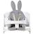 Coussin réducteur universel chaise haute lapin Gris 4 - vertbaudet enfant 