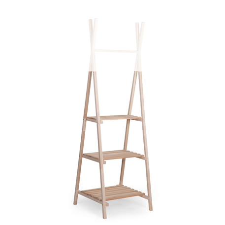 Tipi porte-manteaux grand bois Naturel 1 - vertbaudet enfant 