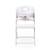 Chaise haute évolutive + tablette evosit Blanc+Gris pierre+Menthe+Neutre+Rouille 3 - vertbaudet enfant 