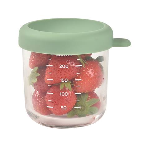 Portion repas en verre 250 ml Minéral+Terracotta+Vert sauge 11 - vertbaudet enfant 