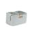 Lot de 3 paniers de rangement suspendus Gris clair 5 - vertbaudet enfant 