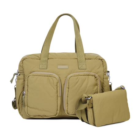Sac a langer + sac a main Mellow beige+Mellow kaki 12 - vertbaudet enfant 