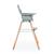 Chaise haute évolutive réglable en hauteur Anthracite+Menthe 11 - vertbaudet enfant 