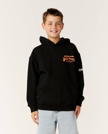 Sweat à capuche rip curl pro bells 26 pour enfant Black+Bone 5 - vertbaudet enfant 