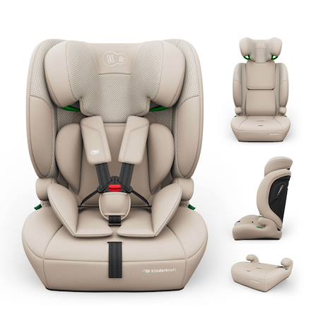 Siège auto enfant COMFORT UP 2 PLUS i-Size 76-150cm 3-en-1 air flow housse amovible ceinture 3 points sans isofix Beige+Blue+Gris+Noir+Vert 1 - vertbaudet enfant 