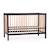 Lit bébé sommier à lattes hauteur réglable 120x60 cm Noir 3 - vertbaudet enfant 