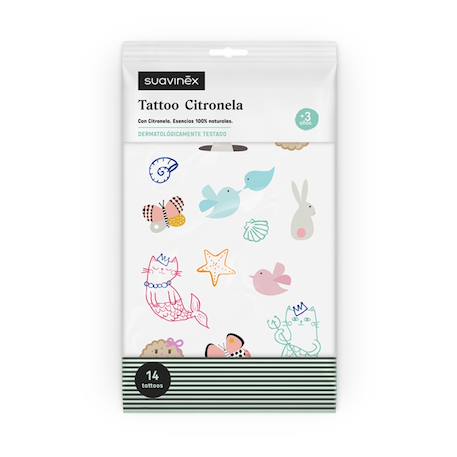 Tattoos à la citronnelle MULTICOLORE 1 - vertbaudet enfant 