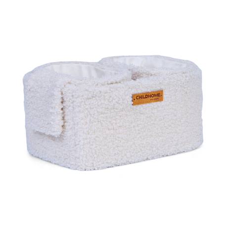 Lot de 3 paniers de rangement suspendus Teddy blanc cassé 5 - vertbaudet enfant 