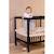 Parc pour bébé en bois + roues 95x75 cm parc 99 Blanc ancien+Marron et noir+Naturel+Noir 12 - vertbaudet enfant 