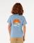 T-shirt hazey days garçon Faded denim+White 3 - vertbaudet enfant 