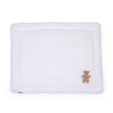 Tapis de parc réversible 75x95 cm Cœurs+Fleur bleu+Neutre 11 - vertbaudet enfant 