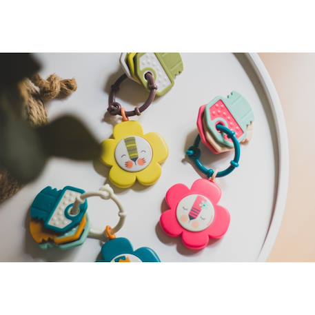Jouet bébé anneau de dentition musical Multicolore 2 - vertbaudet enfant 