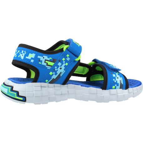 Sandales enfant garçon Bleu bblm+Noir bkrd 1 - vertbaudet enfant 