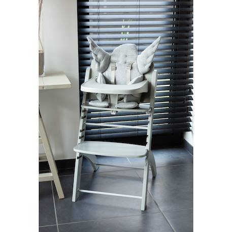 Chaise haute évolutive + tablette evosit Blanc+Gris pierre+Menthe+Neutre+Rouille 12 - vertbaudet enfant 