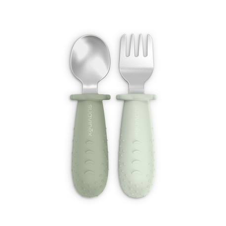 Set couverts d?apprentissage Rose sx+Vert 4 - vertbaudet enfant 
