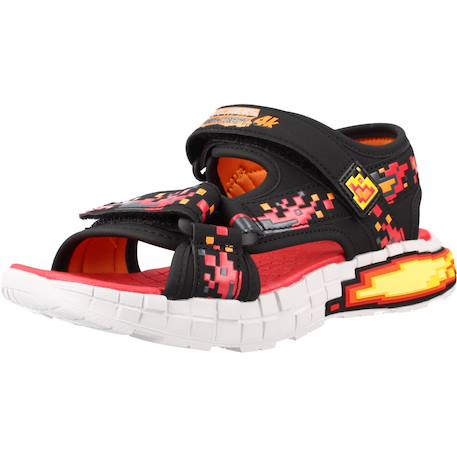 Sandales enfant garçon Bleu bblm+Noir bkrd 10 - vertbaudet enfant 