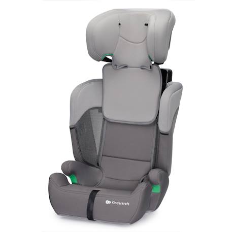 Siège auto Kinderkraft COMFORT UP i-Size 76-150 cm ceinture sécurité + organisateur Gris+Noir+Vert 6 - vertbaudet enfant 