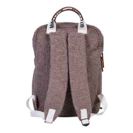 Sac à dos enfant mini club signature Blanc cassé+Marron doux 11 - vertbaudet enfant 