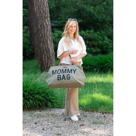 Sac à langer mommy bag Gris toile+Kaki+Marron doux+Textile raphia 8 - vertbaudet enfant 