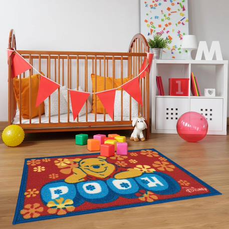 Tapis enfant  motif animaux lyn48 winnie d Rouge 4 - vertbaudet enfant 