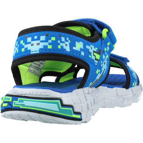 Sandales enfant garçon Bleu bblm+Noir bkrd 3 - vertbaudet enfant 